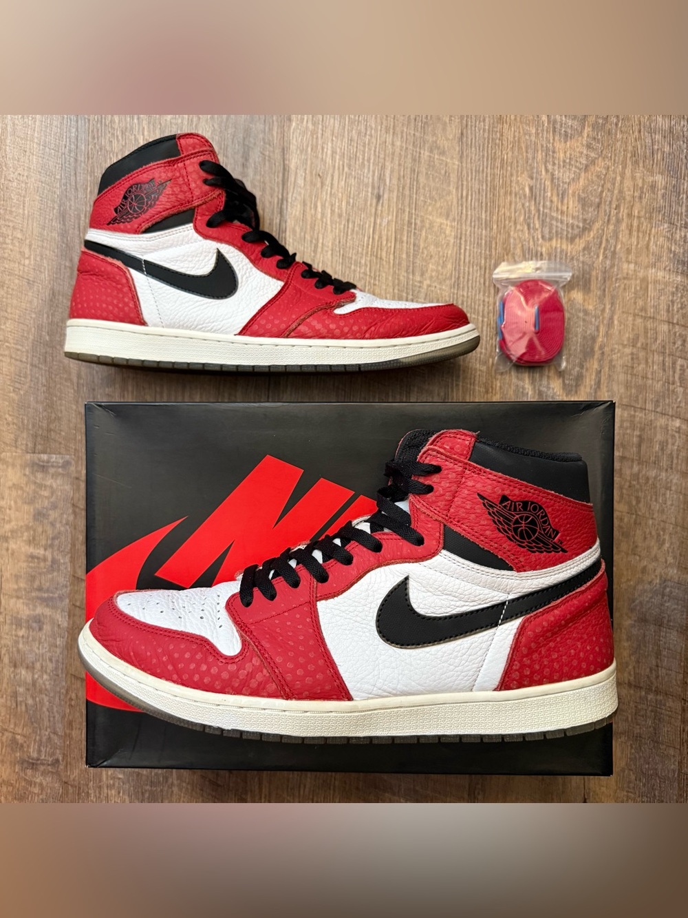 Marvel x Nike Air Jordan 1 Retro High OG Origin Story Spider Man Red White